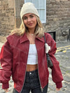 Oversized kunstjacke - stylische winterbekleidung für frauen