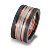 Eleganter Damenring – Schlankes, strukturiertes Band mit stilvollem Design