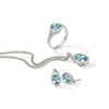 Ring mit blauem Topas – Eleganter Damenring mit Edelstein