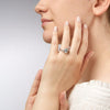 Ring mit blauem Topas – Eleganter Damenring mit Edelstein