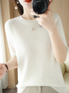 Strickpullover - kurzarm top aus und für damen