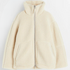 Fleece zip-jacke - gemütlicher oversized fleece-mantel für frauen