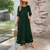 Maxikleid - chic sommermode für damen mit transparenter detailbearbeitung