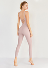 Yoga jumpsuit - stylisches graues activewear für frauen