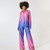 2-teiliges satin loungewear ensemble - schickes damen pyjama outfit