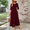 Maxikleid - chic sommermode für damen mit transparenter detailbearbeitung