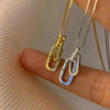 Kette mit verflochtenen Gliedern – eleganter Damenschmuck