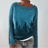 Strickpullover – handgemachter damen-jumper mit geometrischem design