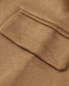 Dame suede blazer - elegante, braune oversized jacke