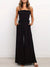Strapless jumpsuit - stylischer schwarzer damen-overall