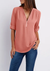 D'mäde zip-halsbluse - elegante oberteil für lässigi und vielseitigi anlässe