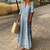 Maxikleid - elegantes damen boho-stil langes kleid