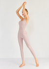 Yoga jumpsuit - stylisches graues activewear für frauen
