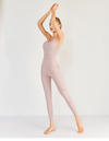 Yoga jumpsuit - stylisches graues activewear für frauen