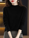 pullover - stilvoller damen rundhals strick-top