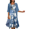 3-teiliger blumenkleid-set - elegante damen sommeroutfit
