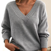 Damen v-ausschnitt pullover - elegant und gemütlich