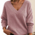 Damen v-ausschnitt pullover - elegant und gemütlich