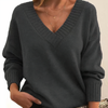 Damen v-ausschnitt pullover - elegant und gemütlich