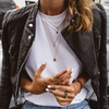 biker jacke - stilvolle schwarze damenjacke