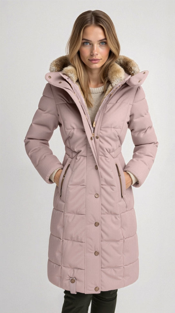Daunenjacke mit kapuze - isolierte winterjacke für frauen