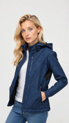 Leichte damen kapuzenjacke - stylische outdoorjacke für frauen