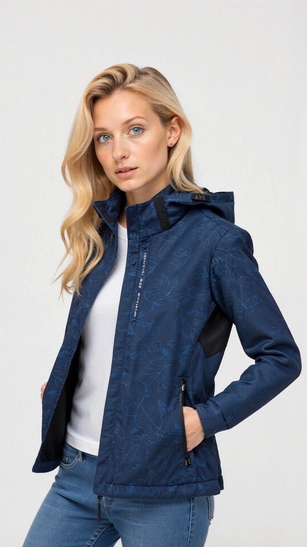 Leichte damen kapuzenjacke - stylische outdoorjacke für frauen