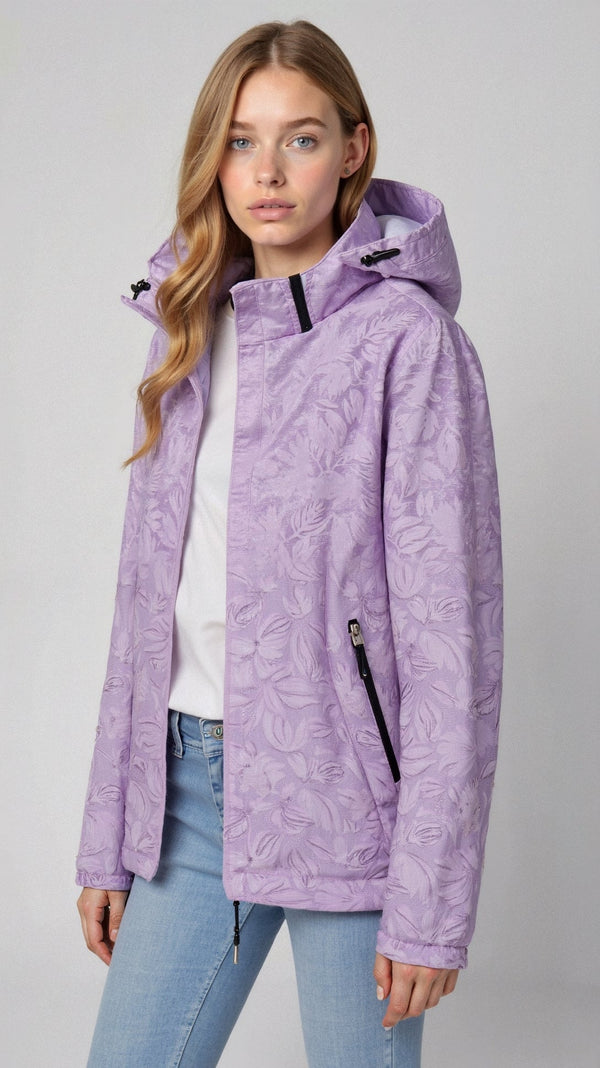 Leichte damen kapuzenjacke - stylische outdoorjacke für frauen