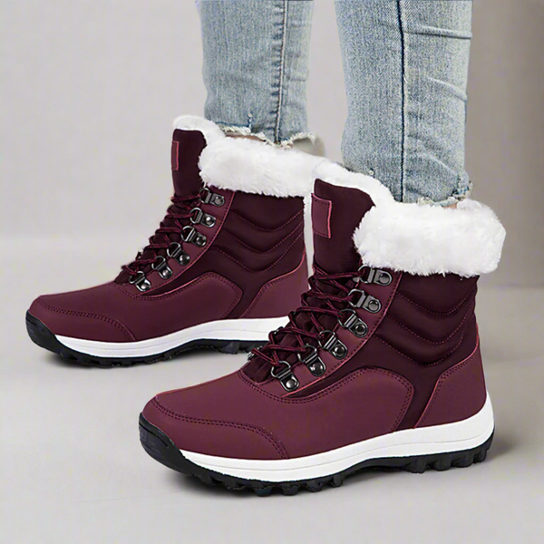 Damen winterstiefel - isolierte, wasserdichte wander- schuhe