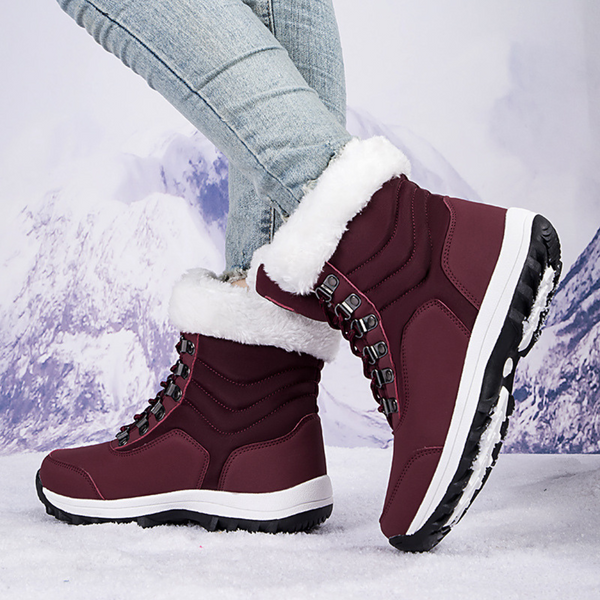 Damen winterstiefel - isolierte, wasserdichte wander- schuhe
