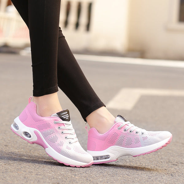 Dame's leichte lauf schuhe - atmungsaktive sport sneaker