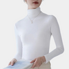 Dame hochgeschnittener top - schickes turtleneck teil