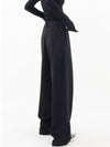 Asymmetrische weite hosen - stilvolle damen-hosen