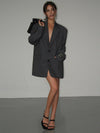Oversized blazer - massgeschneiderte damenjacke