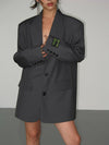 Oversized blazer - massgeschneiderte damenjacke
