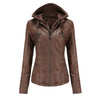 Damen jacke mit kapuze - stylische schwarze zip-jacke