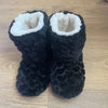Dämmige plüsch-hausstiefel - gemütlich faux-fur schlappen-socken