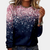 Glitzernde langarm sweatshirt - stylischer damenoberteil mit glitter detail