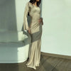 Elegantes langarmkleid - stilvolles abendkleid für damen