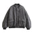 Quilted bomberjacke - oversize graue damen-oberbekleidung