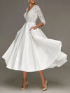Vintage spitze kleid - elegante weisse damen abendrobe