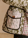Blumenmuster jacke - grüne damenjacke