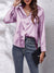 Satin bluse mit knöpfen – elegante langarmbluse für damen