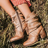 Damen Stiefeletten – stilvolles Kunst mit Schnallen-Details