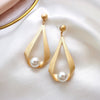 2-teilige Perlen-Ohrringe – Trendiger Statement-Schmuck für Damen