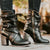 Damen Stiefeletten – stilvolles Kunst mit Schnallen-Details