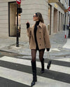 Oversized wolljacke - schicke damen winterbekleidung