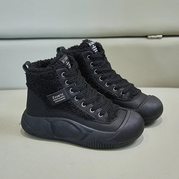 Wasserdichte winterstiefel - trendige damen outdoor-schuhe