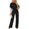 Jumpsuit - raffinierte damen chic mit gürtel