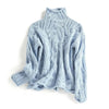 Gestrickter rollkragenpulli - eleganter damenpullover
